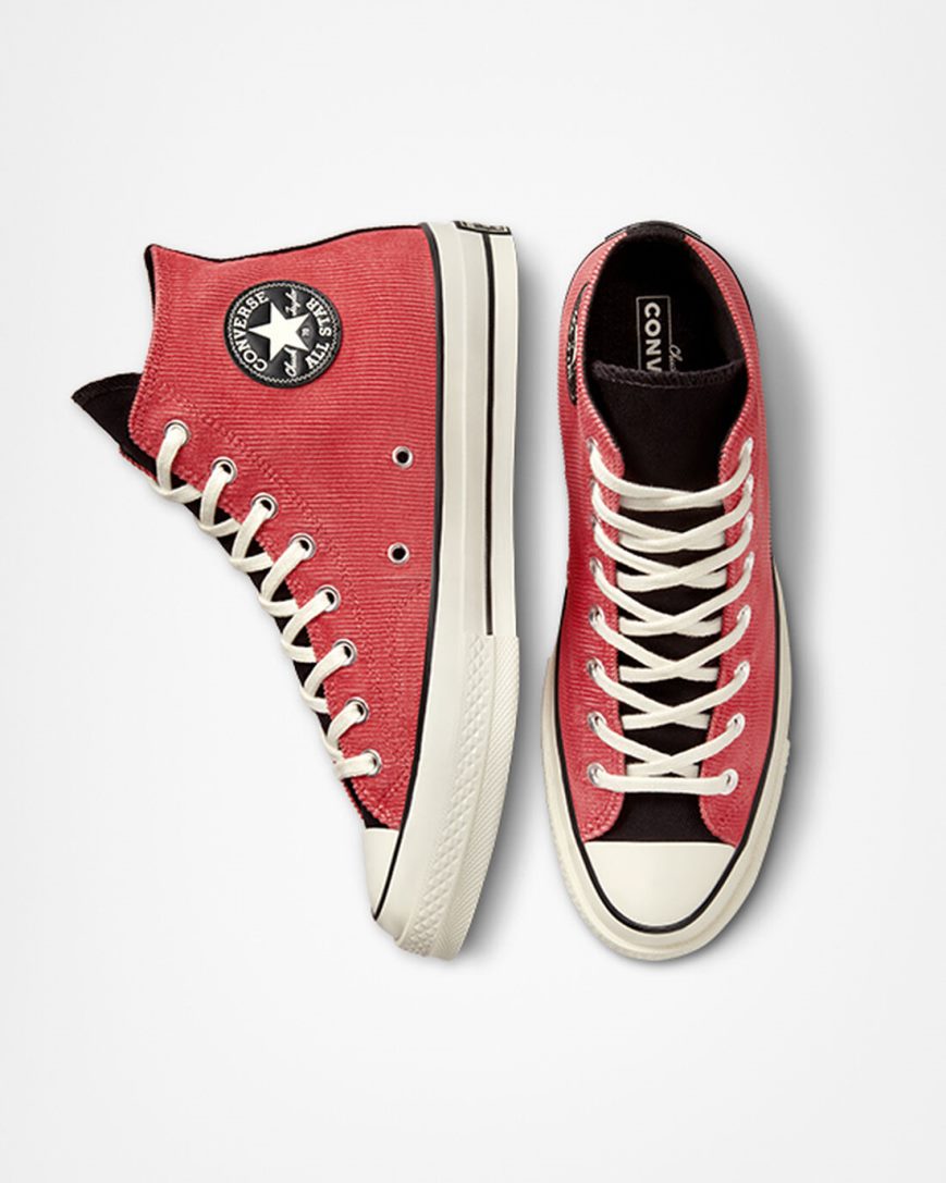 Tenis Converse Chuck 70 Workwear Cano Alto Masculino Vermelhas Pretas | PT S03914P